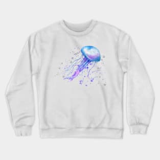 Watercolour jellyfish Crewneck Sweatshirt